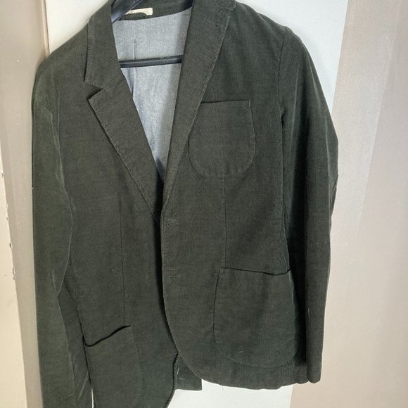 Club Monaco Forest Green Cord Blazer - Picture 1 of 6